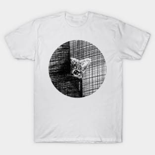 Collection Inktober 2016 - Hidden Cat T-Shirt